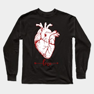 beautiful heart Long Sleeve T-Shirt